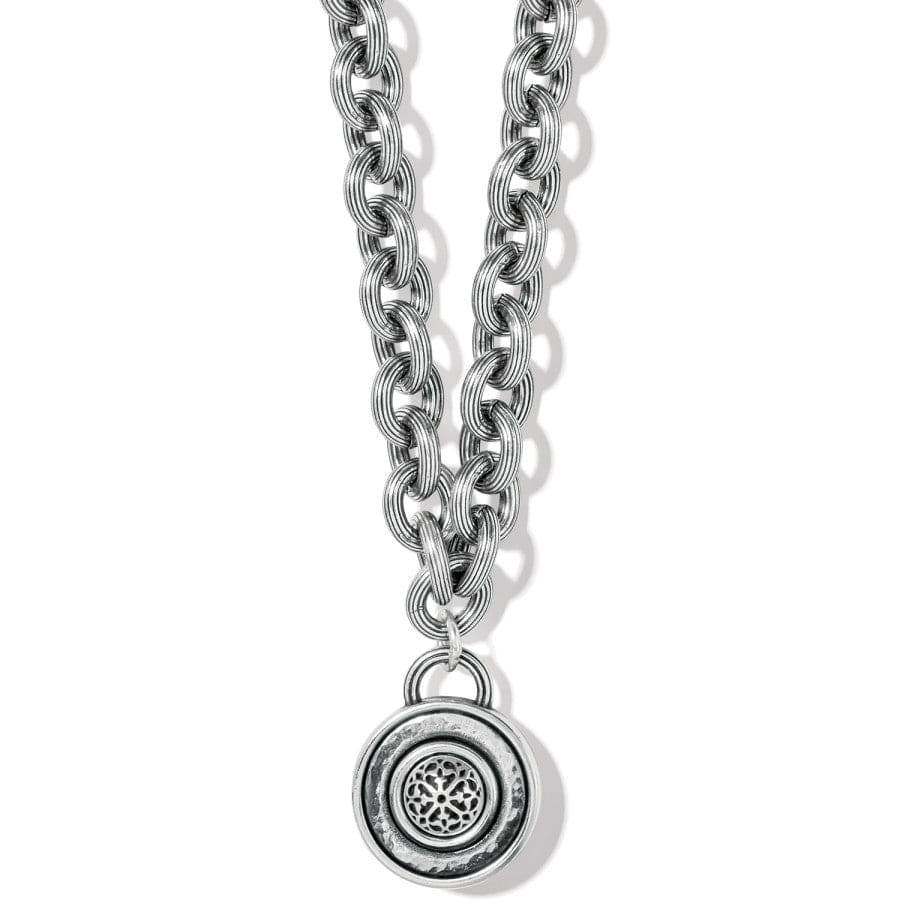 Ferrara Disc Necklace silver 1