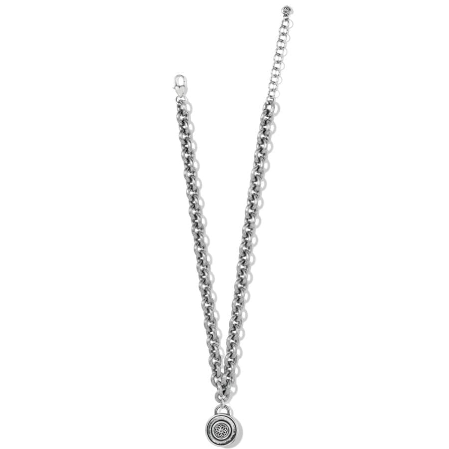 Ferrara Disc Necklace silver 2