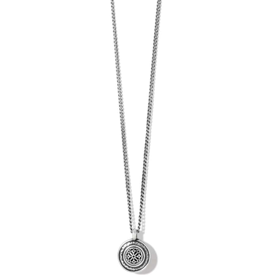 Ferrara Disc Petite Necklace silver 1