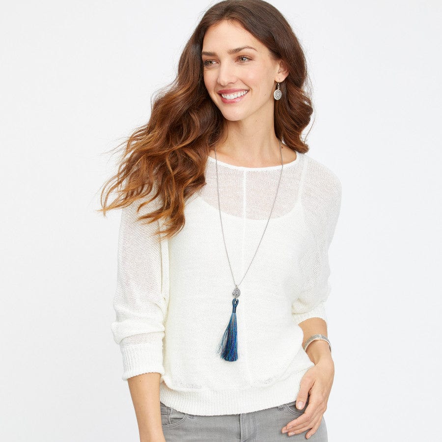Ferrara Medallion Tassel Necklace