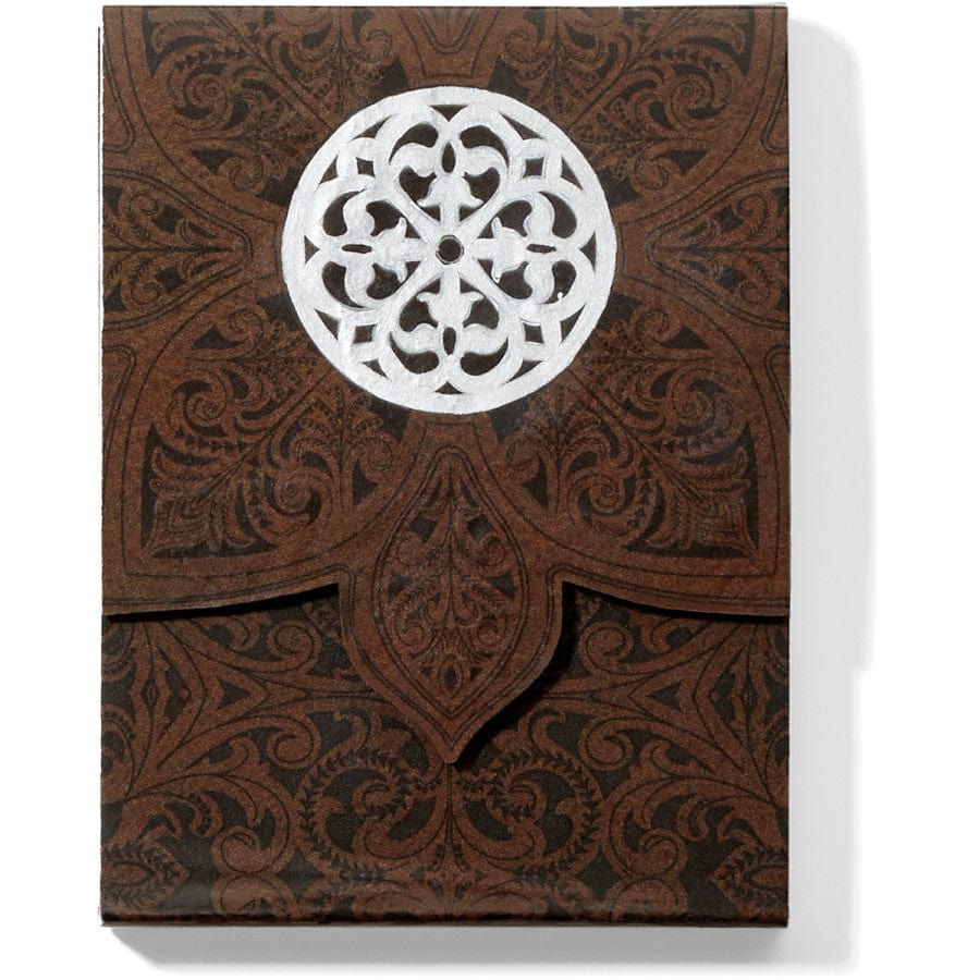 Ferrara Rose Window Notepad brown-black 1