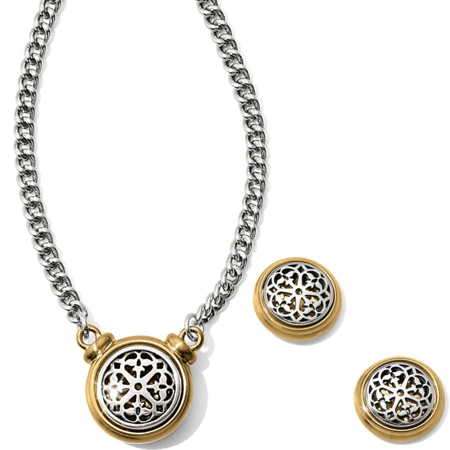 Ferrara Two Tone Jewelry Gift Set silver-gold 1