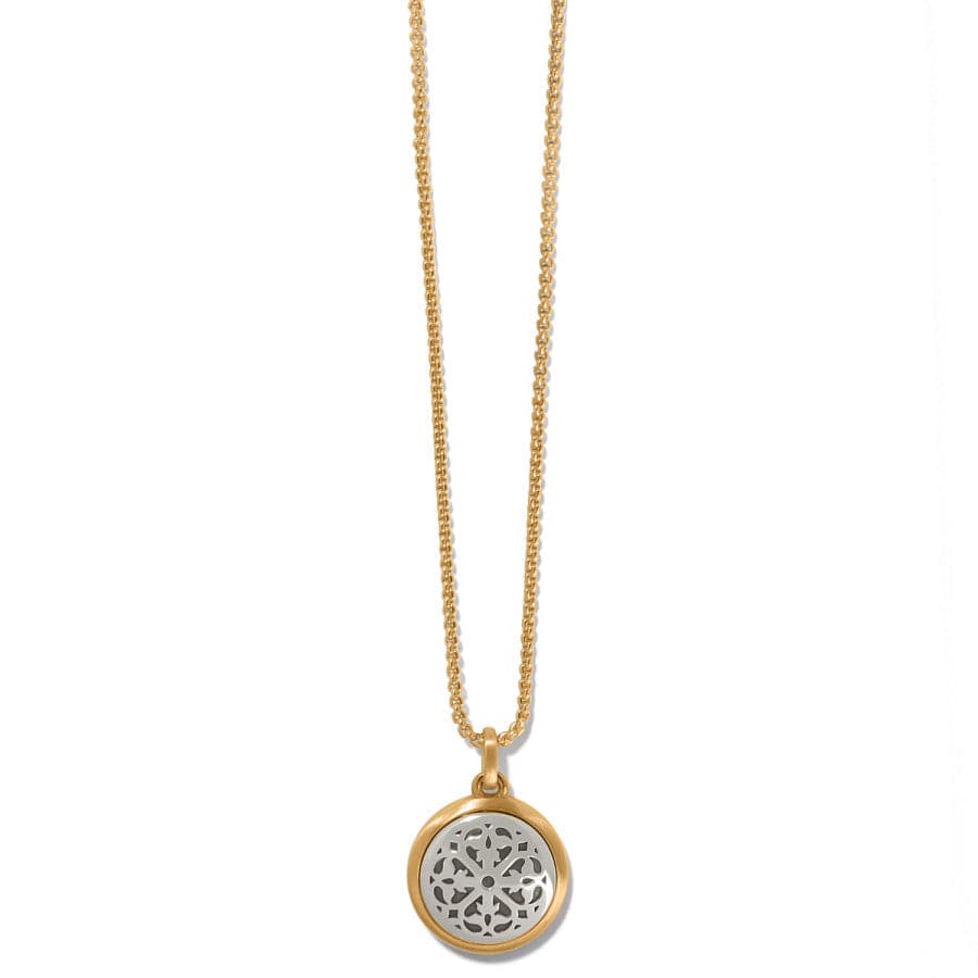 Ferrara Two Tone Luce Short Necklace silver-gold 1