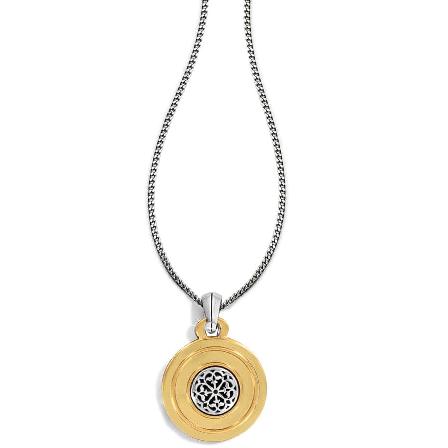 Ferrara Two Tone Reversible Long Necklace silver-gold 3