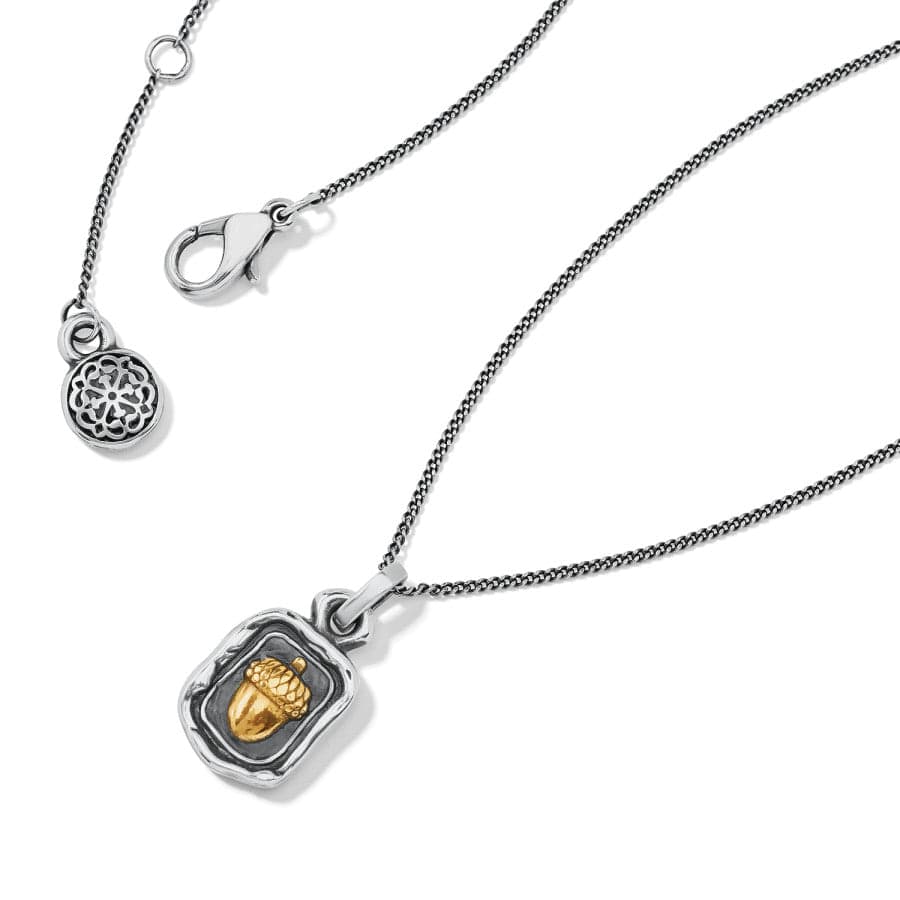 Ferrara Virtue Acorn Petite Necklace silver-gold 4