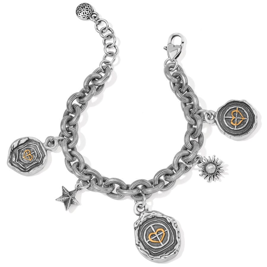 Ferrara Virtue Charm Bracelet silver-gold 2