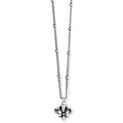 Fleur De Lis Mini Pendant Necklace