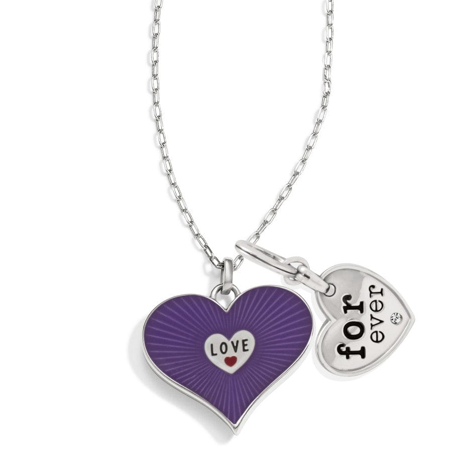 Forever Be Loved Necklace silver-red 2