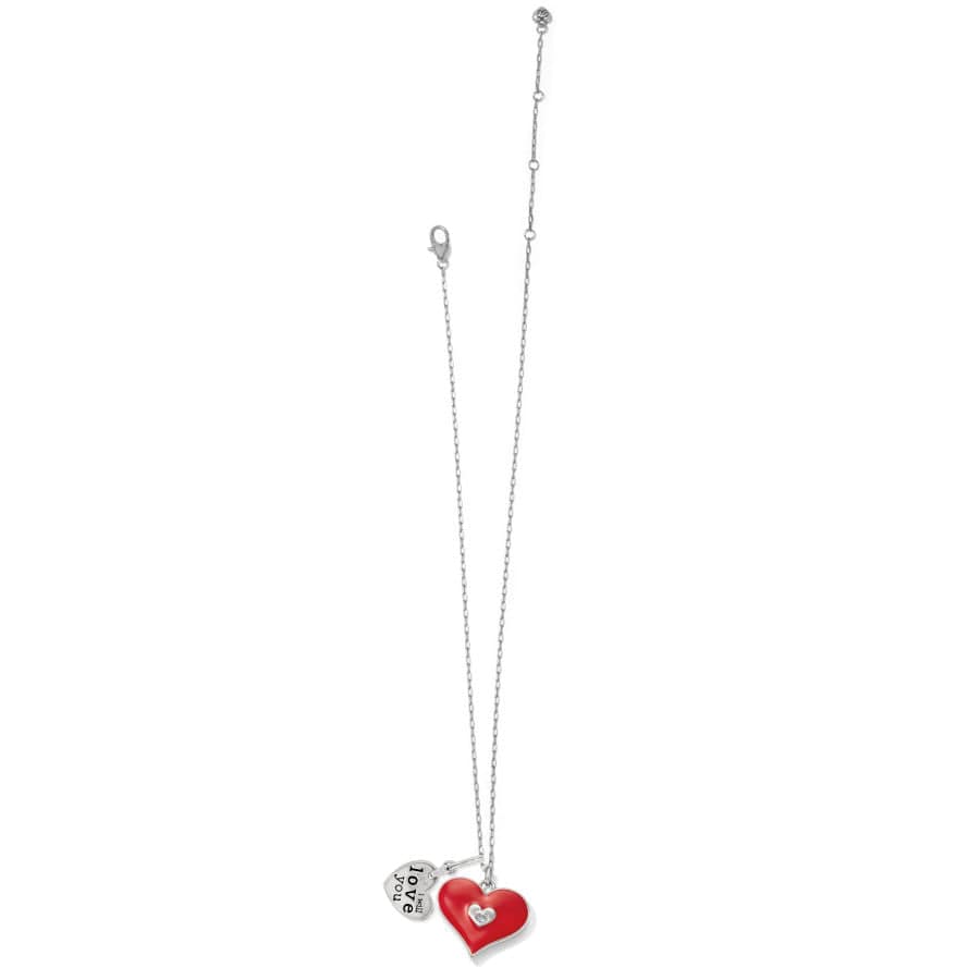 Forever Be Loved Necklace silver-red 3