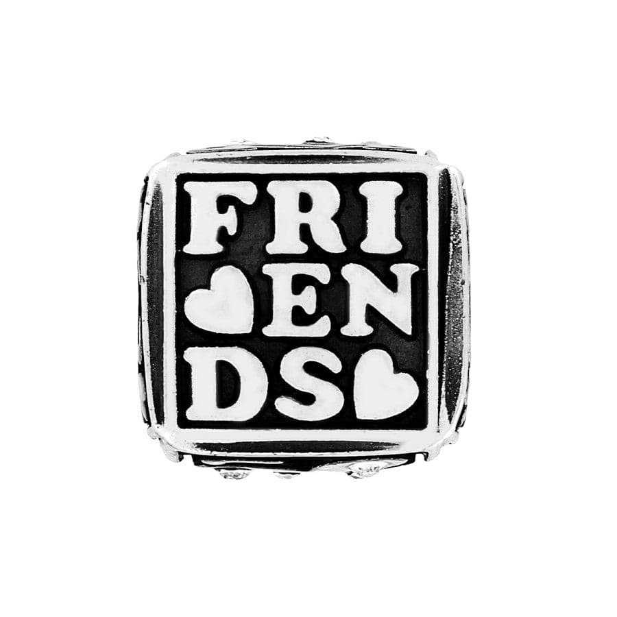 Friends Forever Cube Bead silver 1
