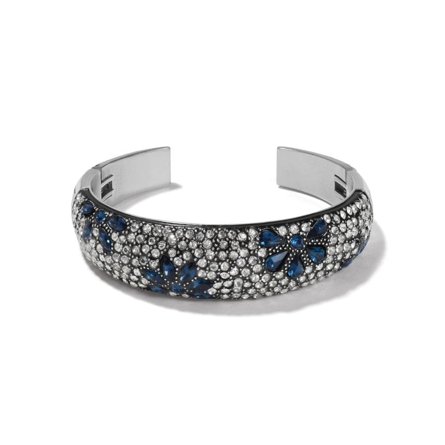 Garden Of Love Double Hinged Bangle silver-blue 1