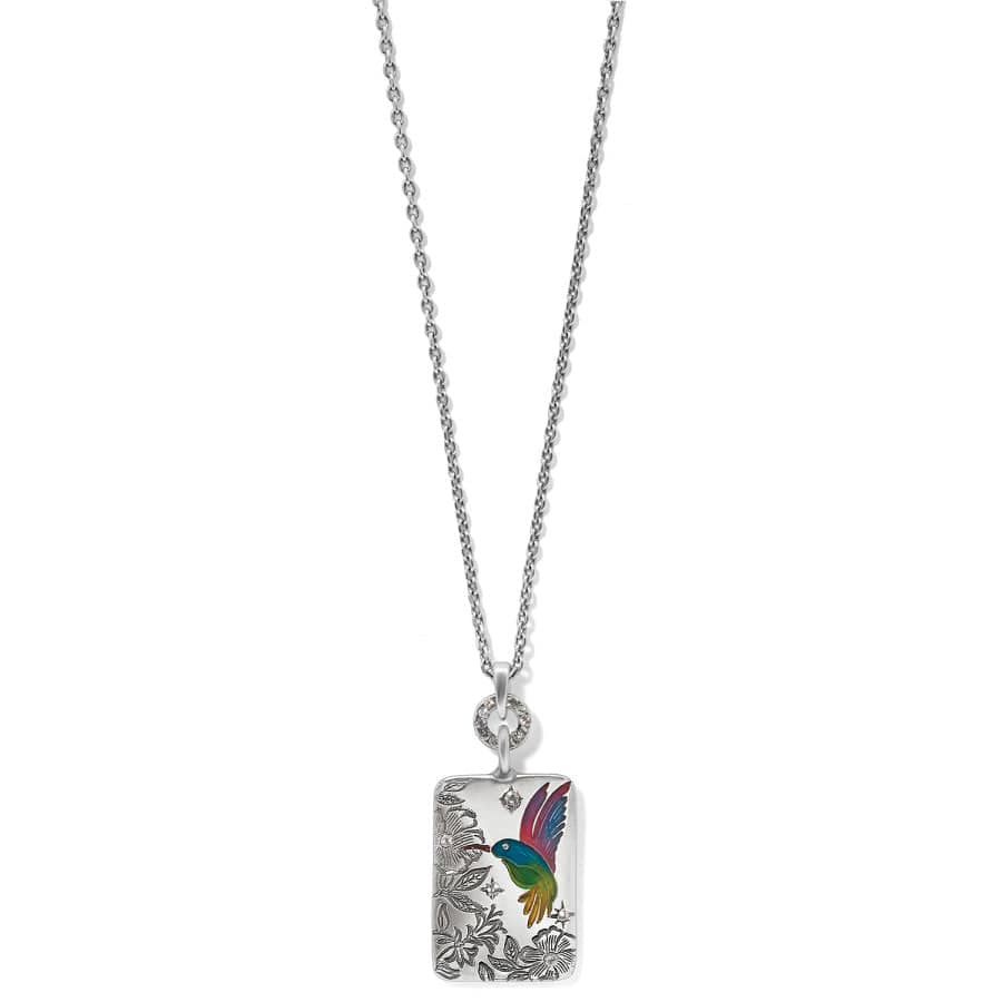 Garden's Splendour Hummingbird Necklace silver-multi 1