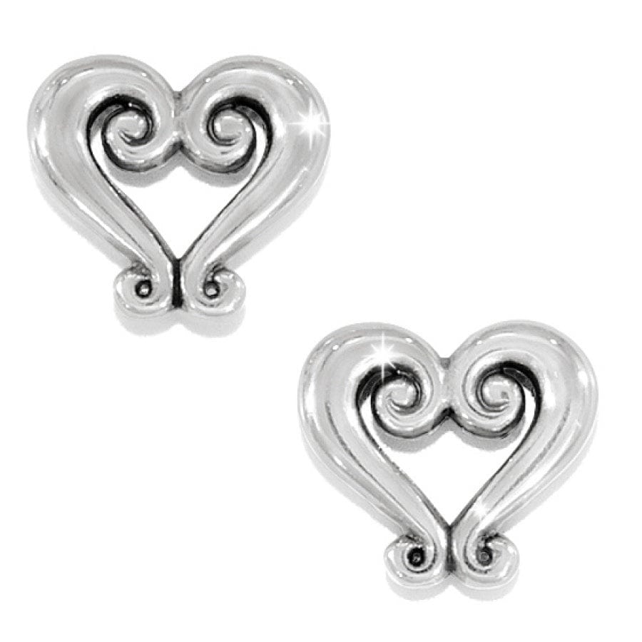 Genoa Heart Mini Post Earrings silver 1
