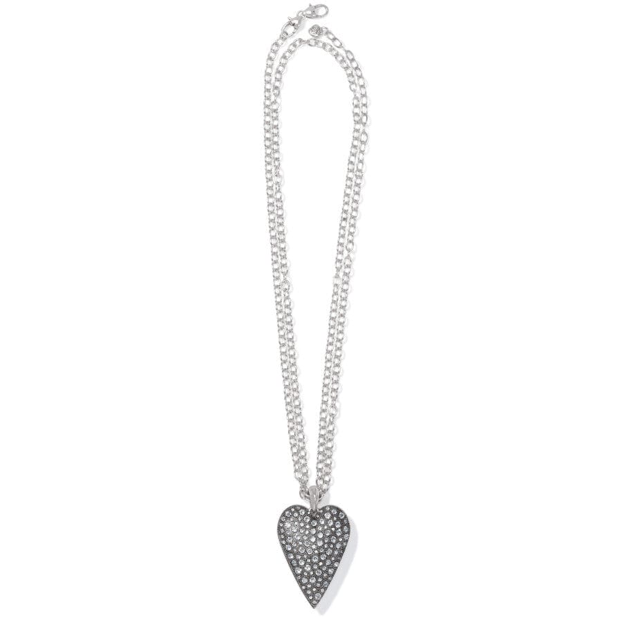 Glisten Heart Convertible Necklace silver 9