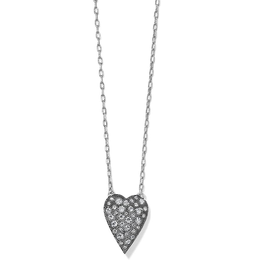 Glisten Heart Petite Necklace silver 7