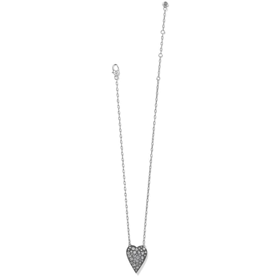 Glisten Heart Petite Necklace silver 8