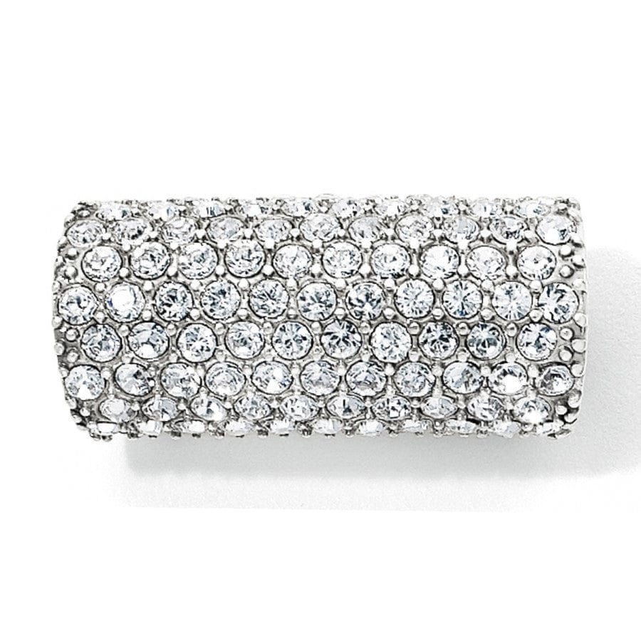 Glitter Long Bead silver 1