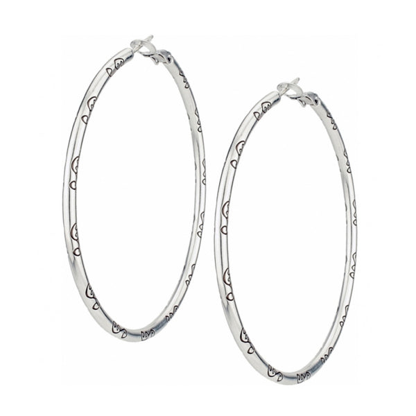 Brighton gold hoop earrings clearance