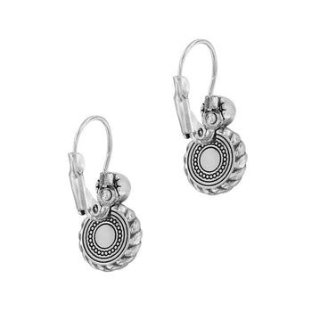 Halo Eclipse Leveback Earrings back view