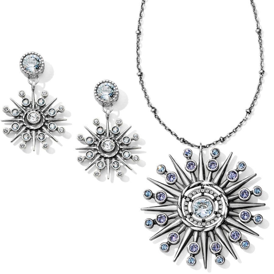 Halo Ice Necklace Gift Set silver-tanzanite 1