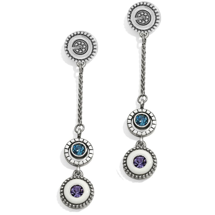 Halo Light Post Drop Earrings Brighton
