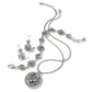 Halo Necklace with bracelet & earrings