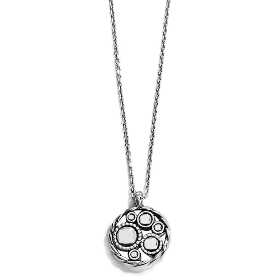 Halo Petite Necklace silver-tanzanite 2