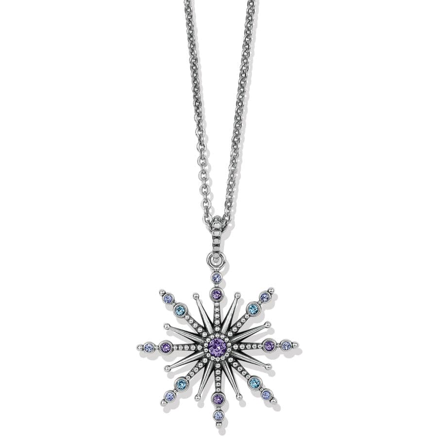 Halo Starlit Necklace silver-tanzanite 1