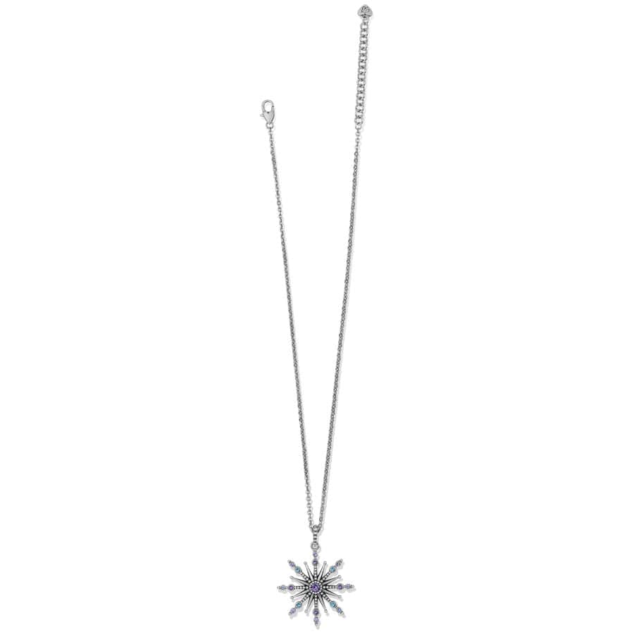 Halo Starlit Necklace silver-tanzanite 2