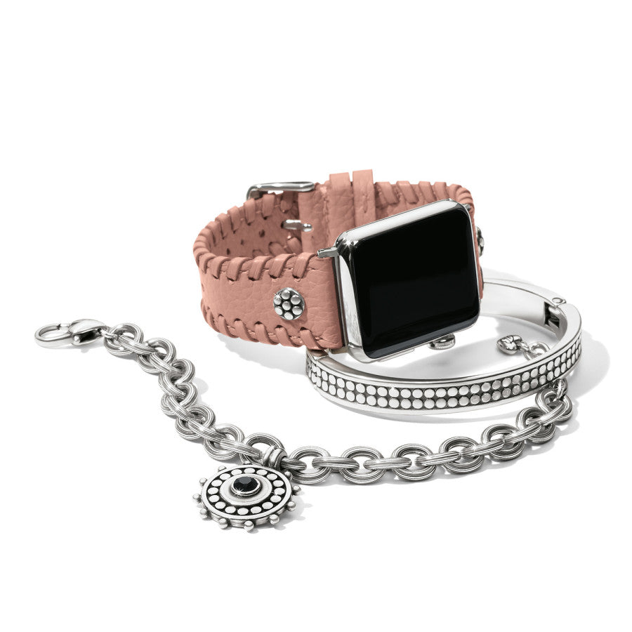 Harlow Laced Watch Band pink-sand 2