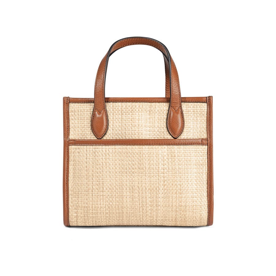 Harlow Straw Small Tote