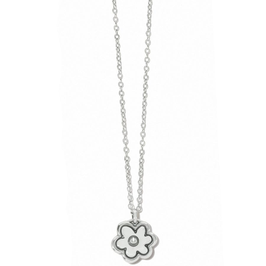 Harmony Flower Petite Necklace silver-gold 2