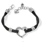 Heritage Heart Bracelet in black