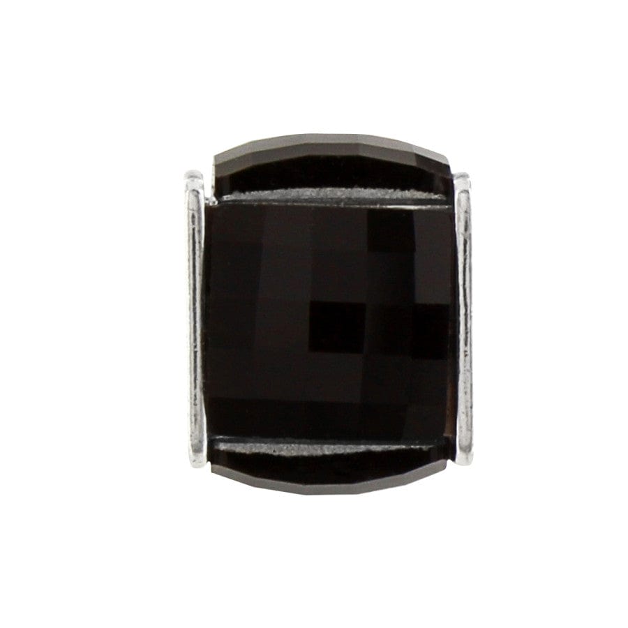 Ice Cube Bead black-silver 22
