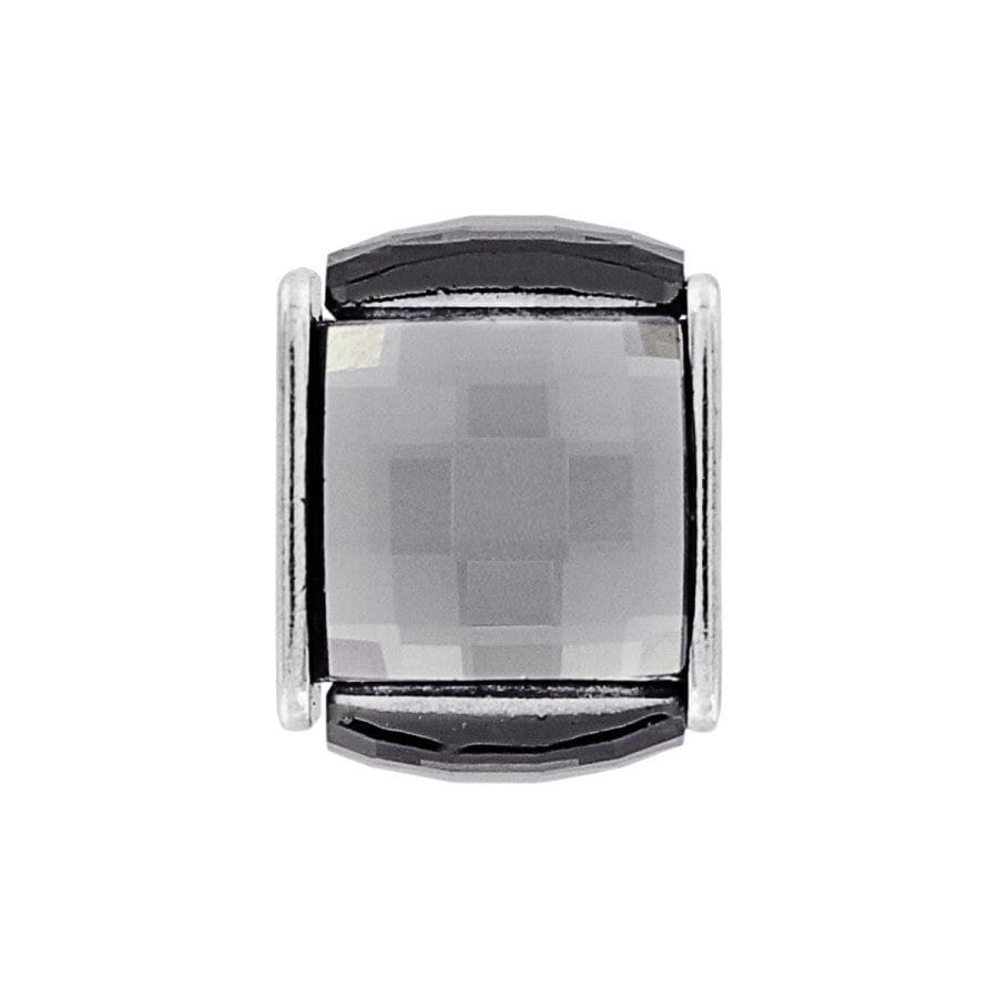 Ice Cube Bead silver-gray 16