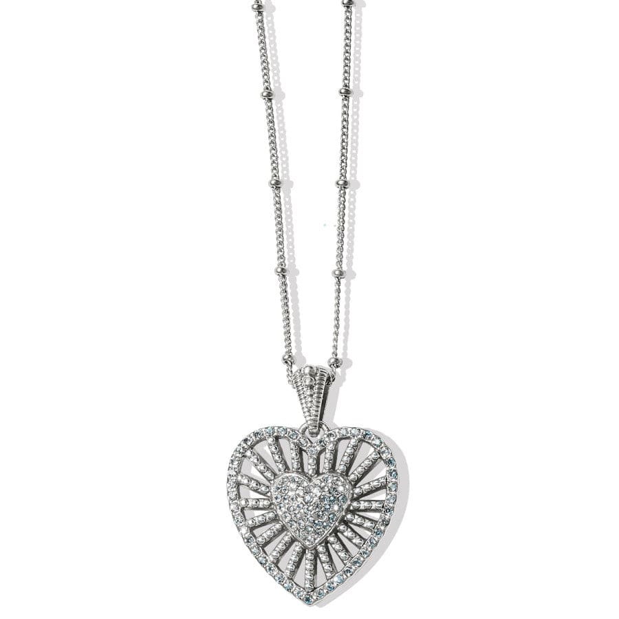 Illumina Heart Burst Necklace silver 1