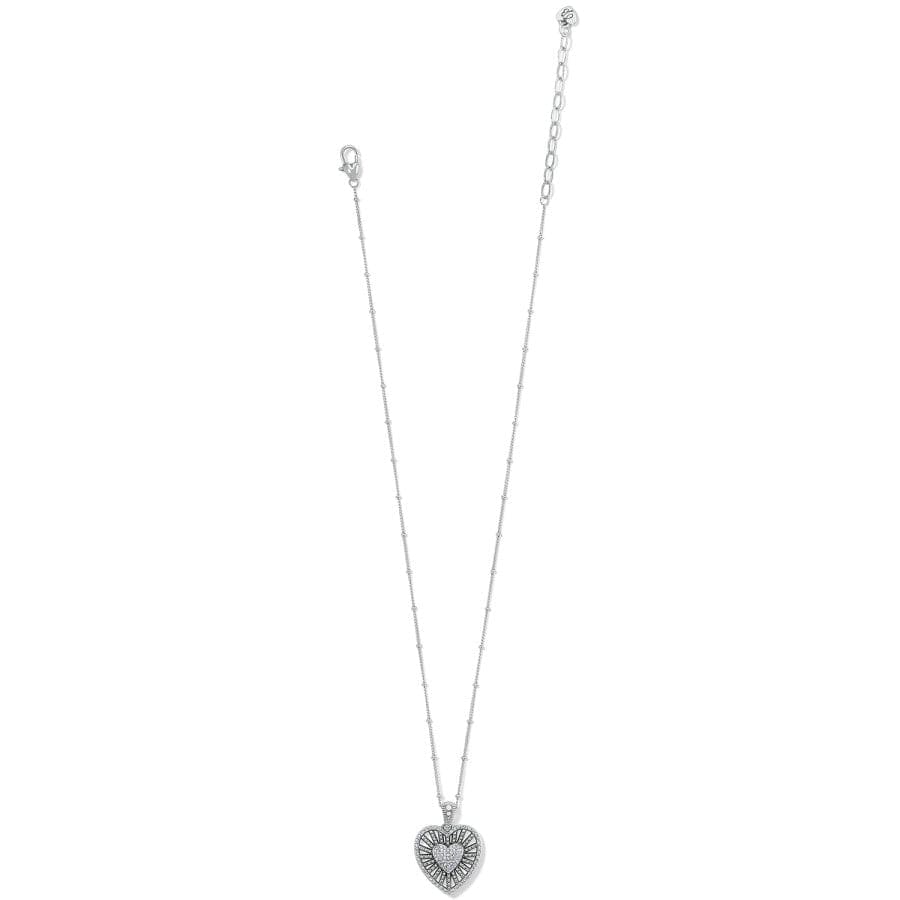 Illumina Heart Burst Necklace silver 2