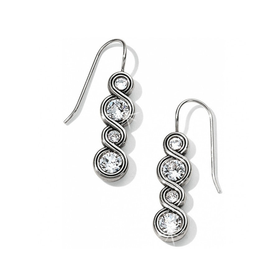Infinity Sparkle French Wire Earrings silver 1