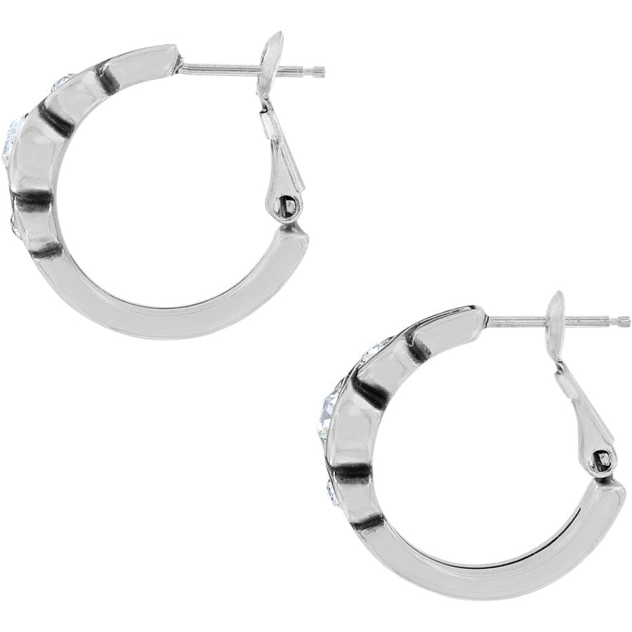 Infinity Sparkle Hoop Earrings silver 2