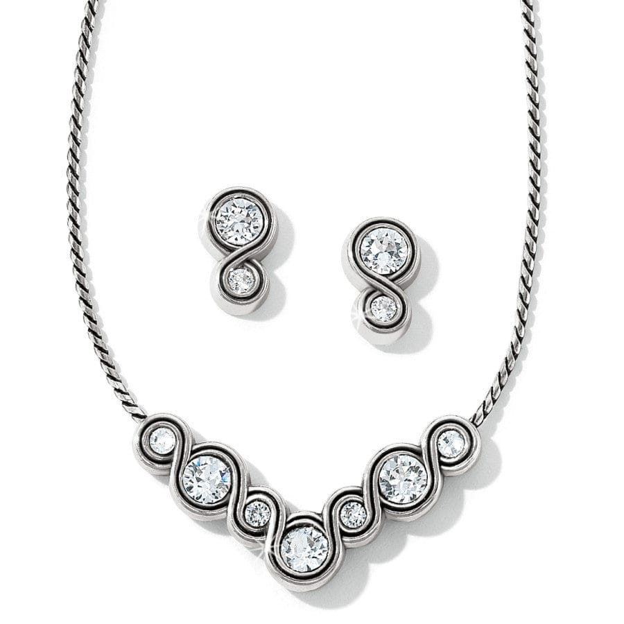 Infinity Sparkle Jewelry Gift Set silver 1
