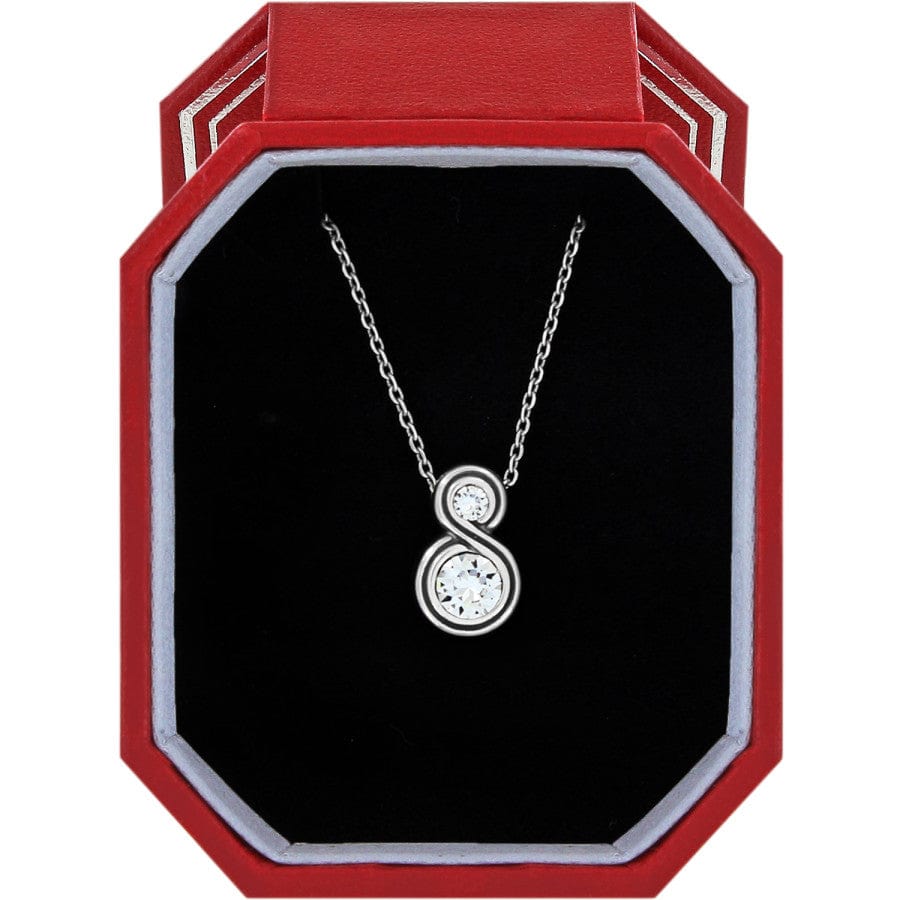 Infinity Sparkle Petite Necklace Gift Box silver 1