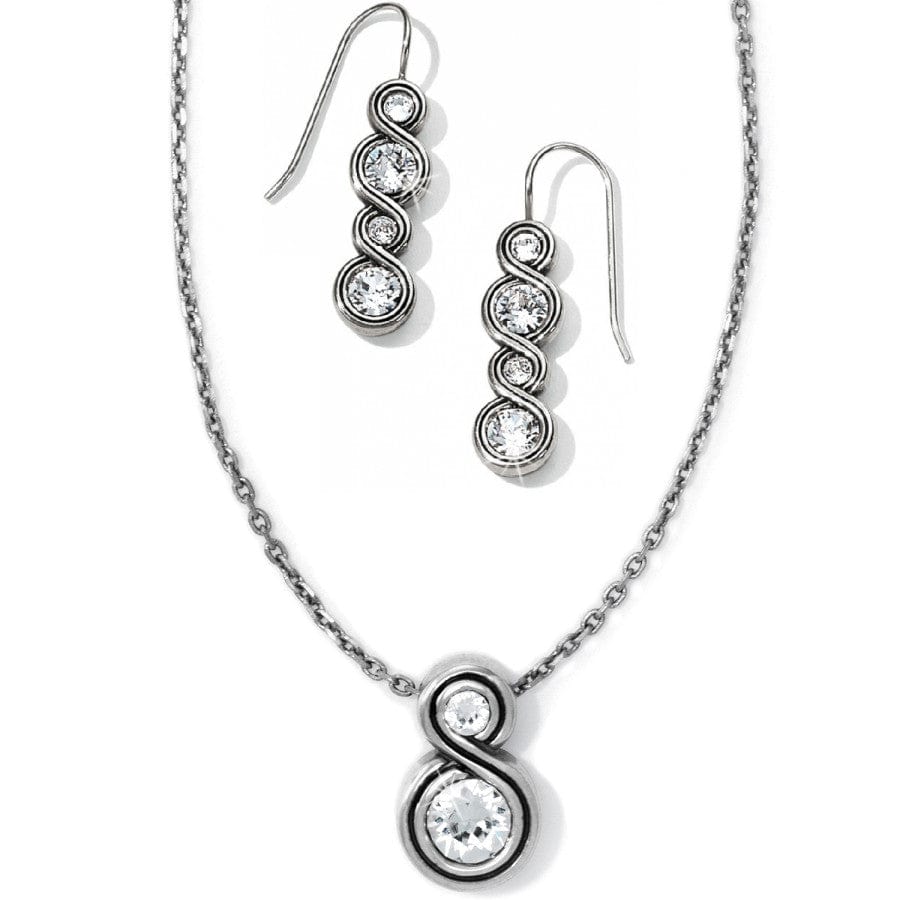 Infinity Sparkle Petite Necklace Gift Set silver 1