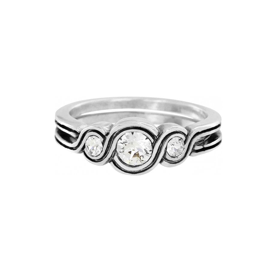 Infinity Sparkle Ring silver 1