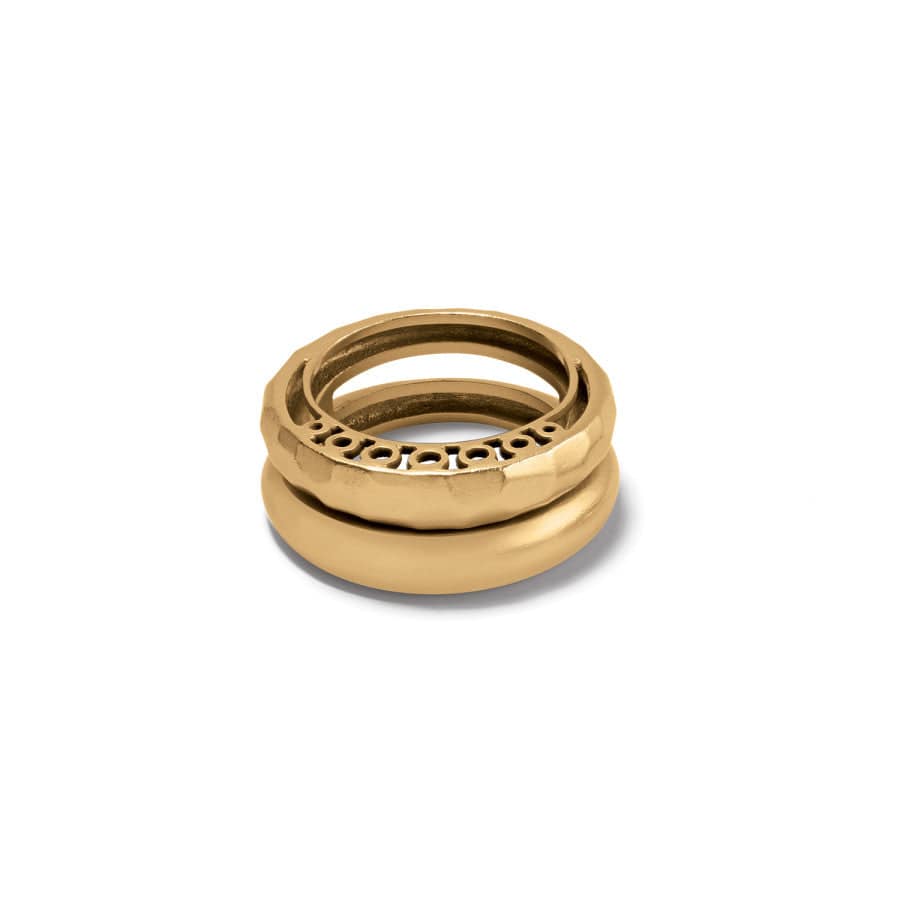 Inner Circle Double Ring gold 1