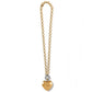 Inner Circle Heart Toggle Necklace
