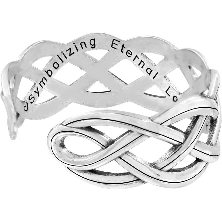 Interlok Braid Cuff Bracelet silver 2