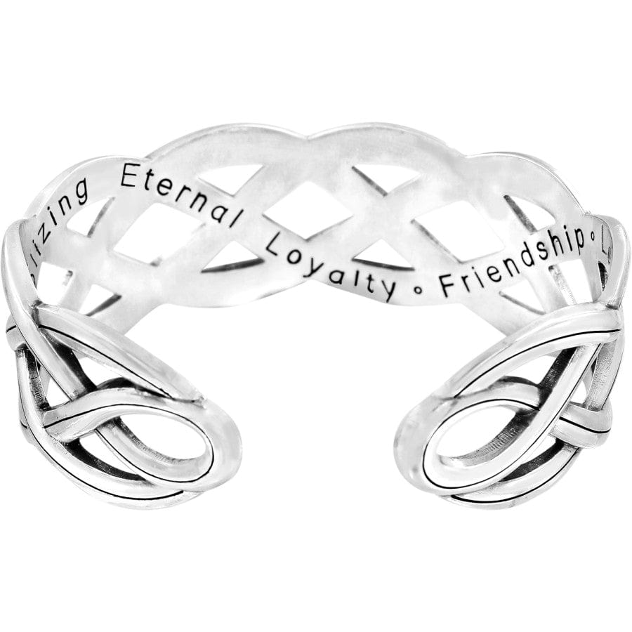 Interlok Braid Cuff Bracelet silver 4