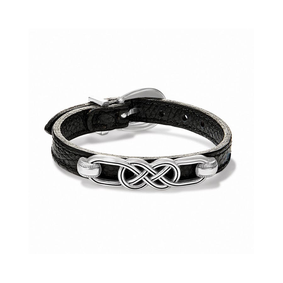Interlok Braid Leather Bracelet black 4