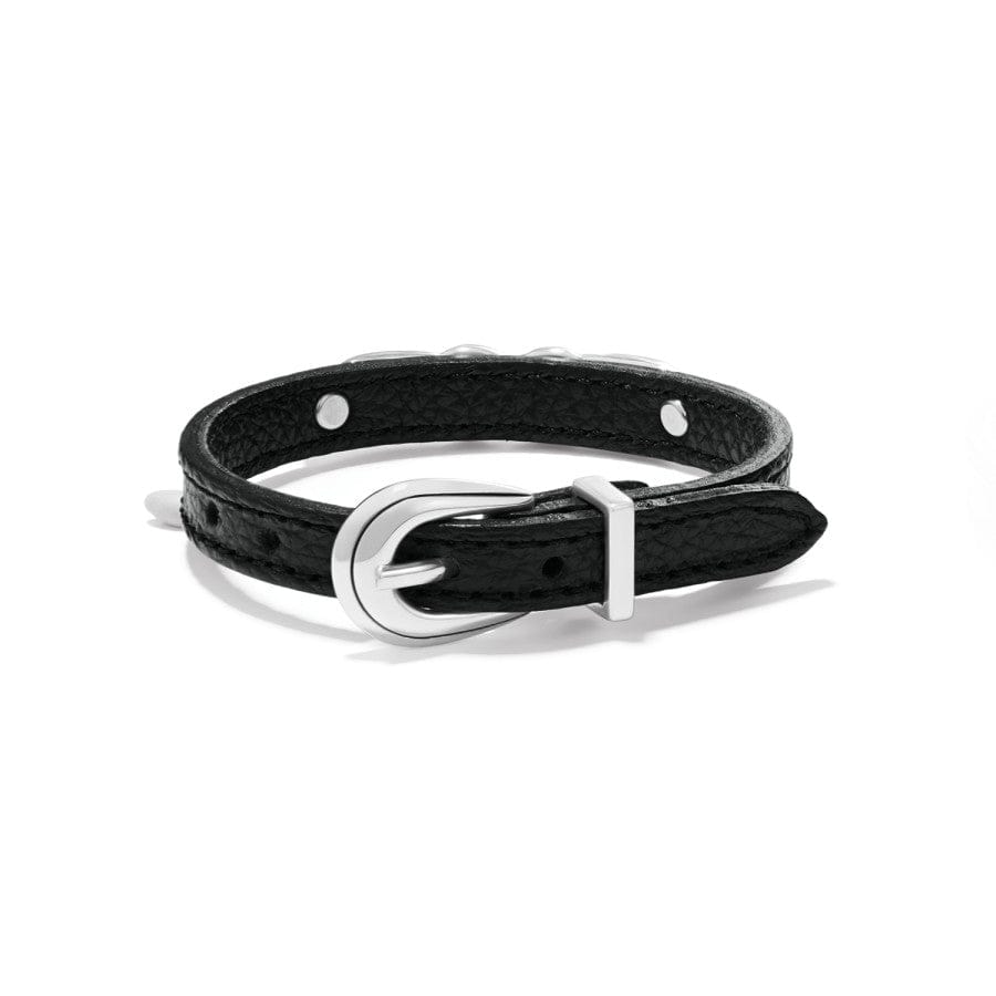 Interlok Braid Leather Bracelet black 5