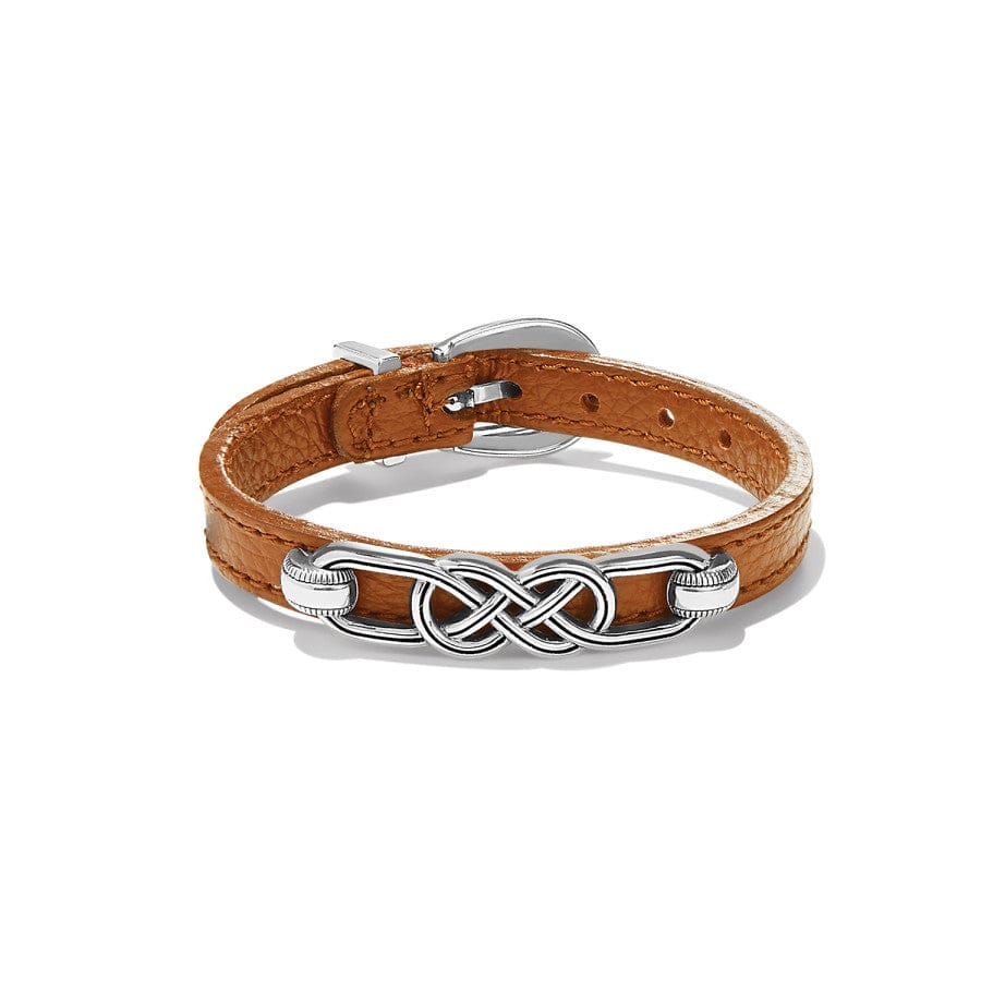 Interlok Braid Leather Bracelet bourbon 6